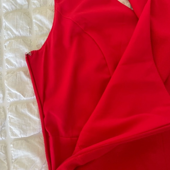 Banana Republic Vibrant Red Criss Cross Back Dress - Picture 5 of 7